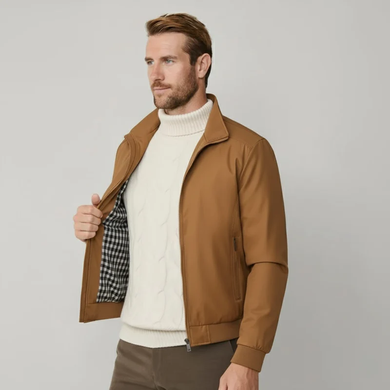 Kiel Urban-Harrington Jacke mit Gitter-Print-Futter