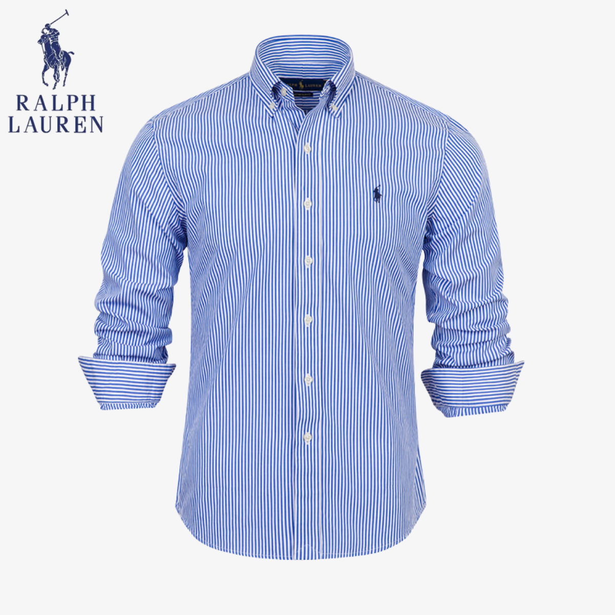Classic Striped Polo RL St. Gallen Button-Down Shirt