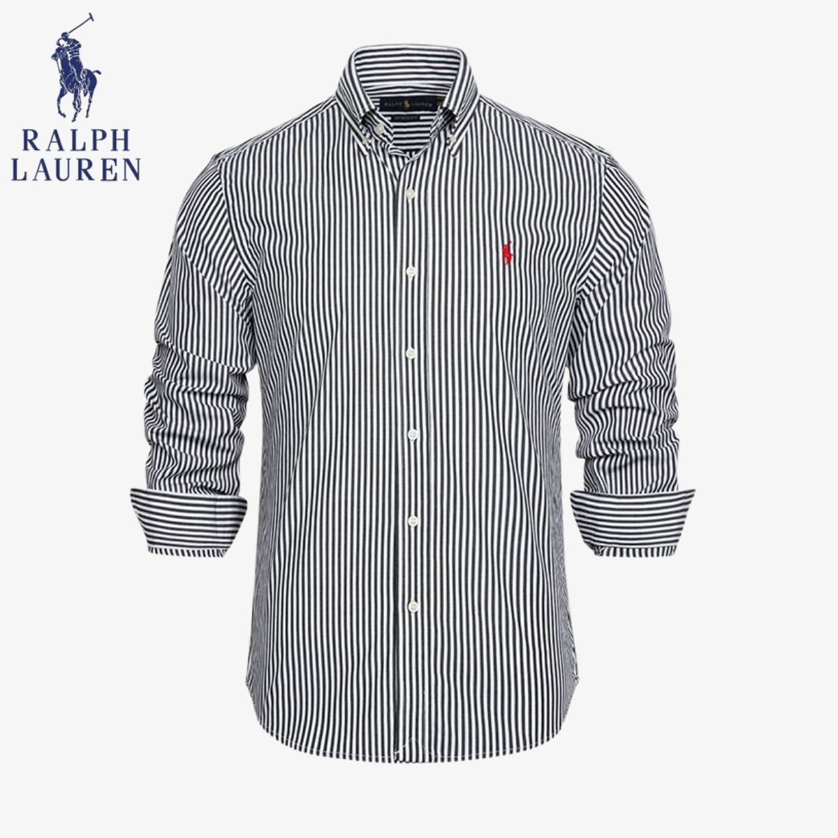 Classic Striped Polo RL St. Gallen Button-Down Shirt