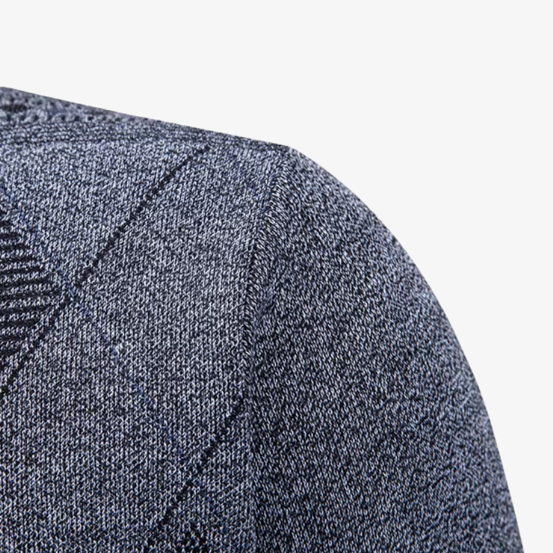 Salzburg Klassischer Cardigan mit Argyle-Muster und V-Ausschnitt