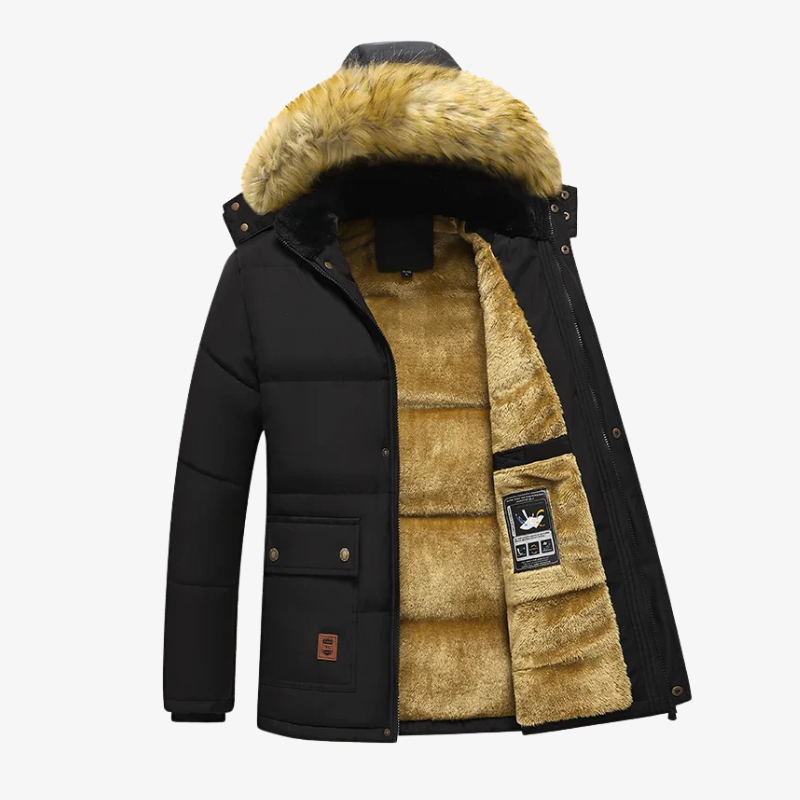 Graz Schwerer Arktis-Parka mit Thermo-Fleece-Futter
