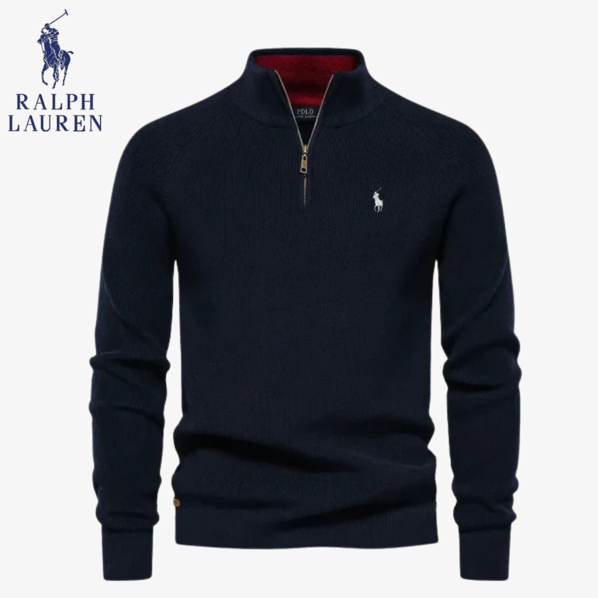 Polo RL Wollpullover mit Half-Zip | Herbst-Vorschau