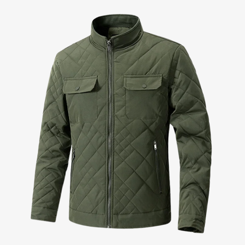 Graz Klassische Gesteppte Thermojacke mit Teddy-Fleece Futter