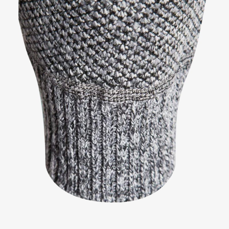Bern Klassische Strickjacke mit V-Ausschnitt und Knöpfen