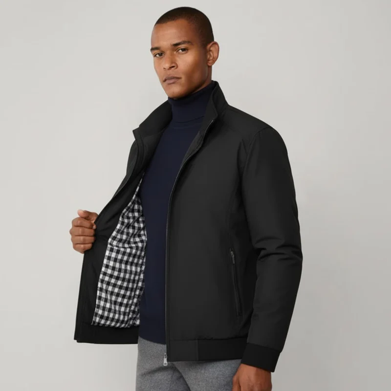 Kiel Urban-Harrington Jacke mit Gitter-Print-Futter