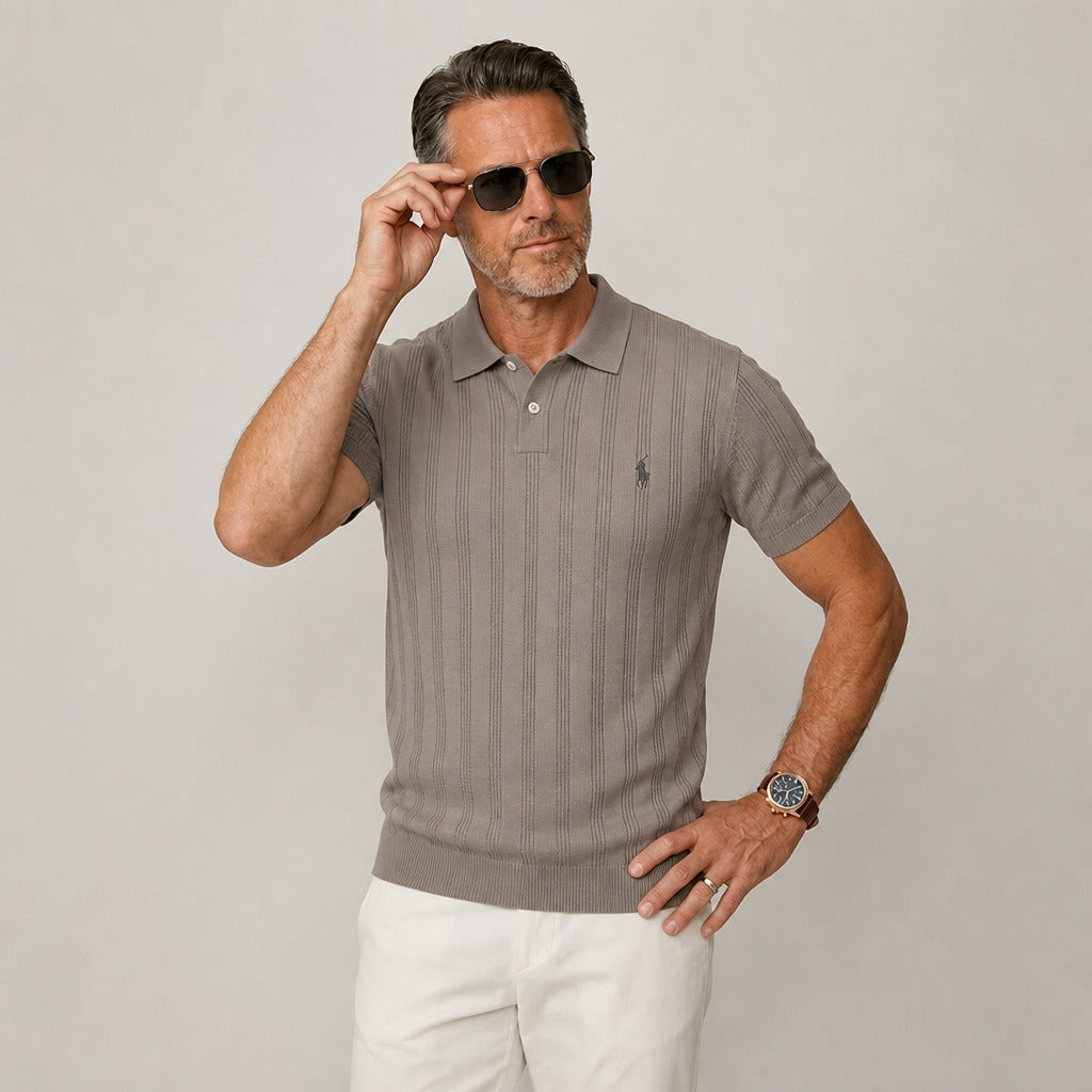 Strukturiertes Poloshirt RL | Clearance Sale