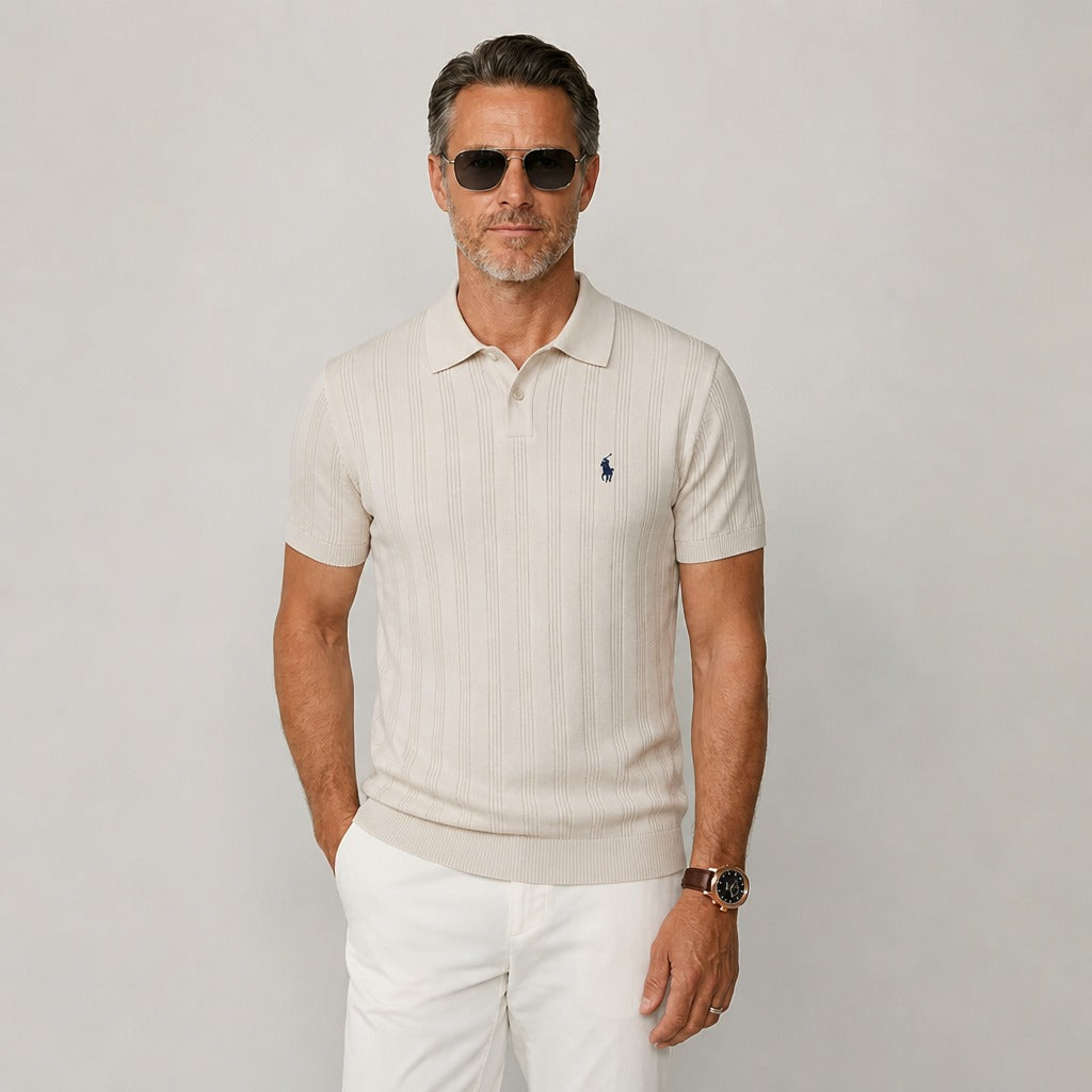 Strukturiertes Poloshirt RL | Clearance Sale