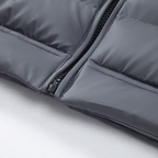 Graz Hybrid-Steppjacke mit Kapuze und Fleece-Ärmeln