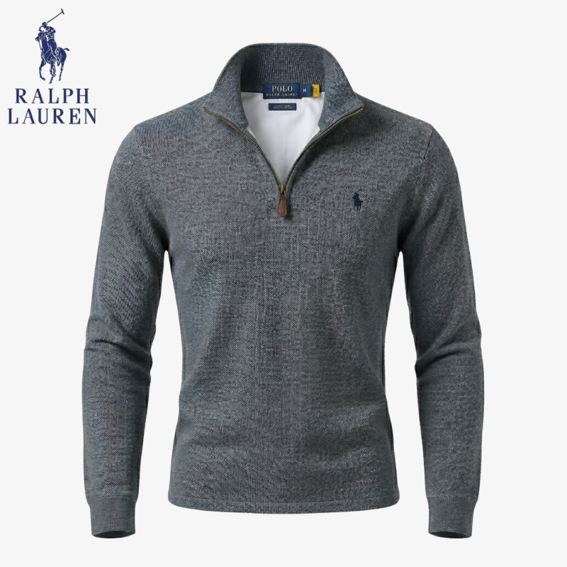 Polo RL Innsbruck Elegant Fine-Knit Half-Zip Sweater