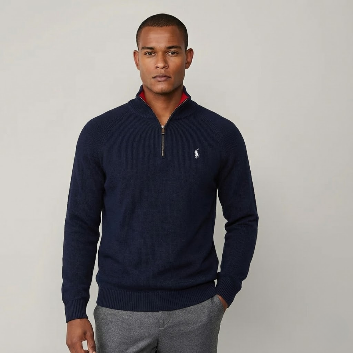 Polo RL Wollpullover mit Half-Zip | Herbst-Vorschau