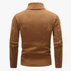 St. Moritz Hybrid-Strickjacke mit Stehkragen und Wattierung