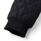 Graz Hybrid-Pufferjacke mit Rautensteppung und Karo-Futter