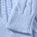 St. Moritz Hybrid-Strickjacke mit Stehkragen und Wattierung