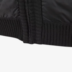 Vaduz Premium Strickjacke mit Struktur-Relief und Stehkragen