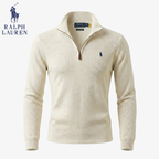 Eleganter Feinstrick-Pullover Polo RL Innsbruck mit Half-Zip