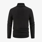 Vaduz Premium Strickjacke mit Struktur-Relief und Stehkragen