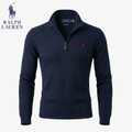 Eleganter Feinstrick-Pullover Polo RL Innsbruck mit Half-Zip