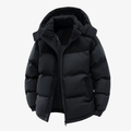 Graz Hybrid-Cord-Pufferjacke mit Kapuze