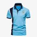 Graz Sportliches Polo-Team Shirt mit exklusivem Wappen-Stick