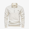 Mainz Quarter-Zip Sweatshirt mit Stehkragen und Brusttasche