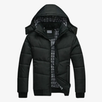 Graz Winter-Pufferjacke mit Karo-Innenfutter