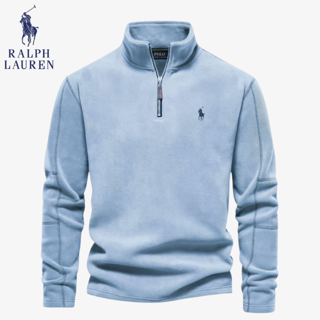 Fleece-Pullover Polo RL Davos mit Half-Zip