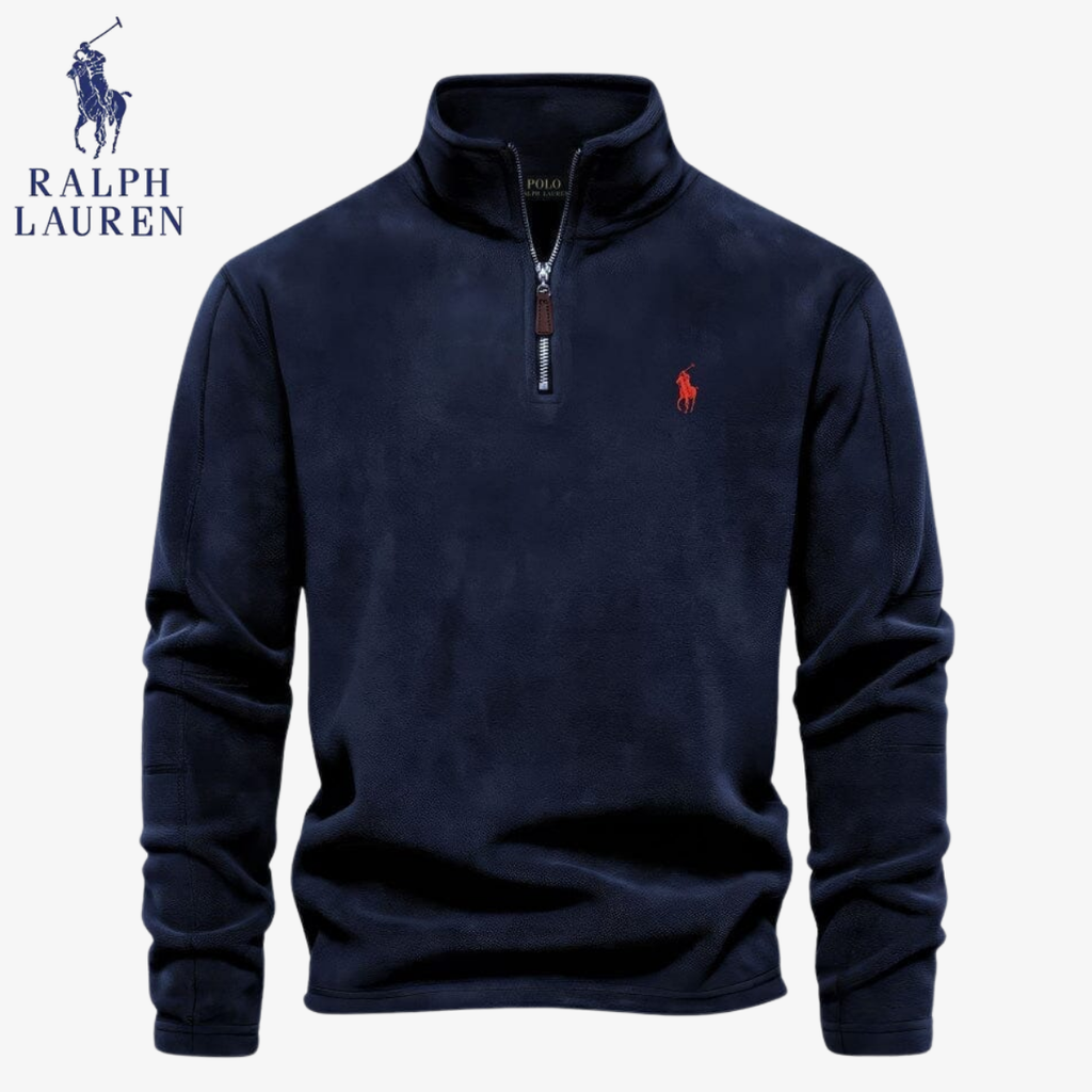 Fleece-Pullover Polo RL Davos mit Half-Zip