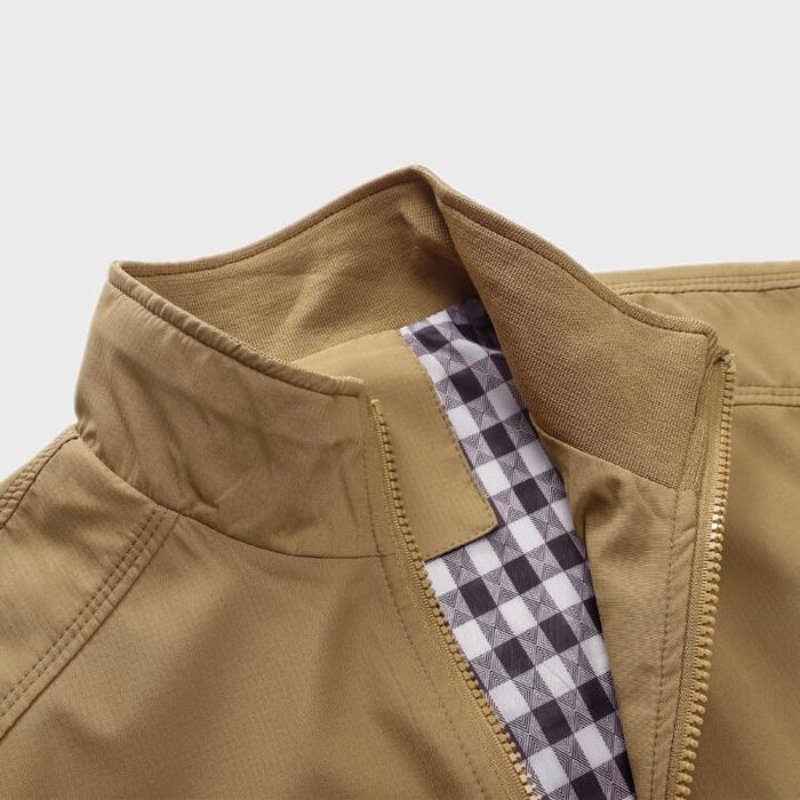 Kiel Urban-Harrington Jacke mit Gitter-Print-Futter