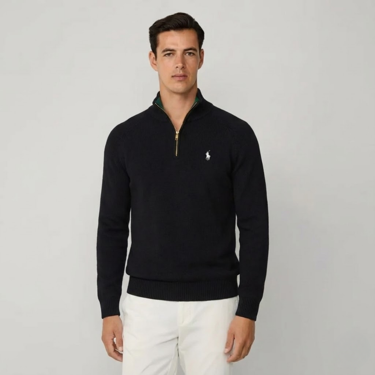 Polo RL Wollpullover mit Half-Zip | Herbst-Vorschau