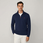 Eleganter Feinstrick-Pullover Polo RL Innsbruck mit Half-Zip