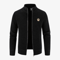 Graz Exklusive Strickjacke mit Kronen-Emblem und Reißverschluss
