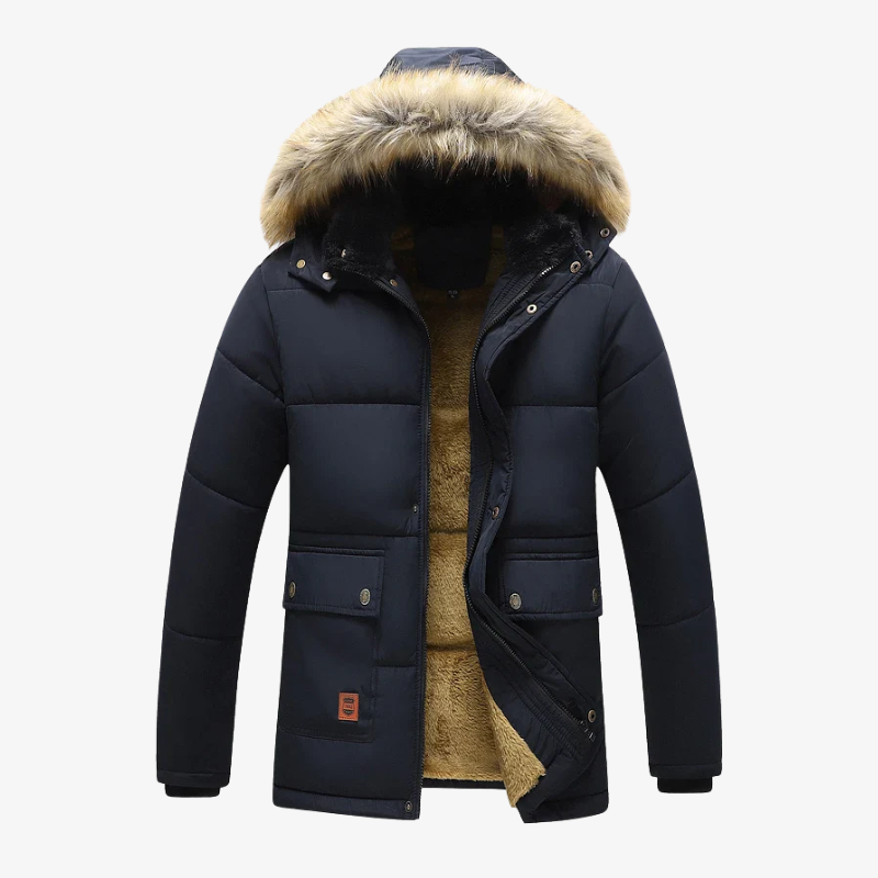 Graz Schwerer Arktis-Parka mit Thermo-Fleece-Futter