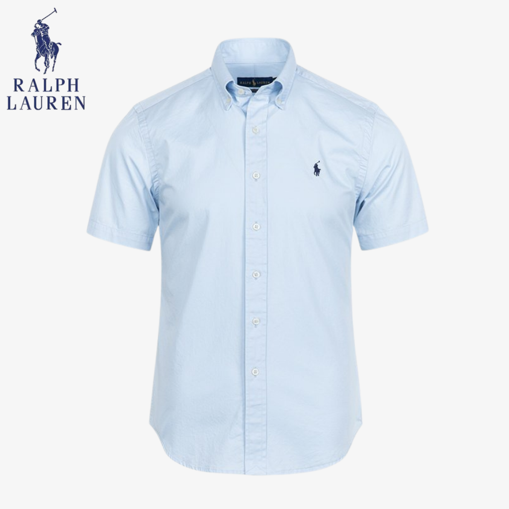 Klassisches Kurzarm-Hemd Polo RL Zürich mit Button-Down-Kragen