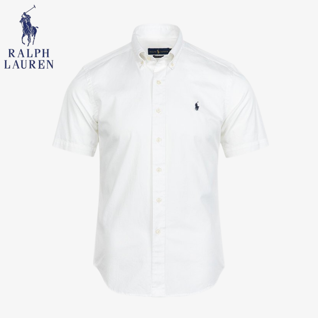 Klassisches Kurzarm-Hemd Polo RL Zürich mit Button-Down-Kragen