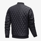 Graz Hybrid-Pufferjacke mit Rautensteppung und Karo-Futter