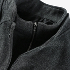 Berlin Robuster Wollmantel mit Stehkragen und Militär-Details