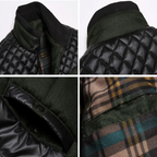 Graz Gesteppte Hybrid-Winterjacke mit Karo-Innenfutter