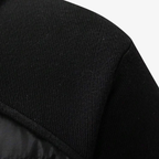 Lars Hybrid-Strickjacke mit Thermo-Steppung und Karo-Futter