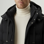 St. Moritz Technischer Daunen-Parka für Herren mit Kapuze