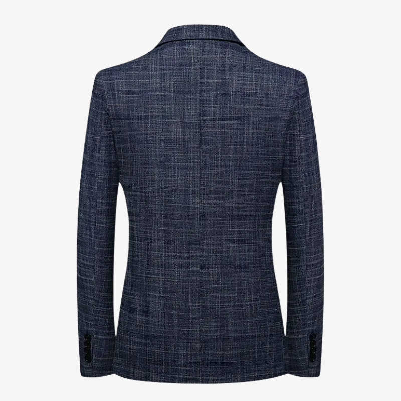Salzburg Strukturiertes Slim-Fit Sakko in Leinen-Optik