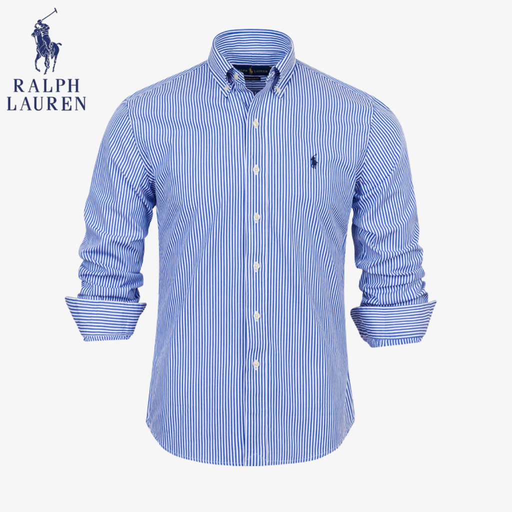 Klassisches gestreiftes Button-Down-Hemd Polo RL St. Gallen