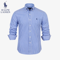 Klassisches gestreiftes Button-Down-Hemd Polo RL St. Gallen