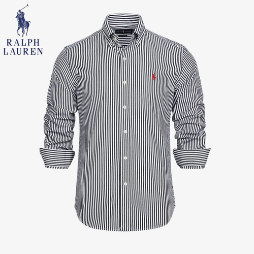 Classic Striped Polo RL St. Gallen Button-Down Shirt