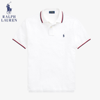 Klassisches Piqué-Poloshirt Polo RL Genf mit Kontraststreifen