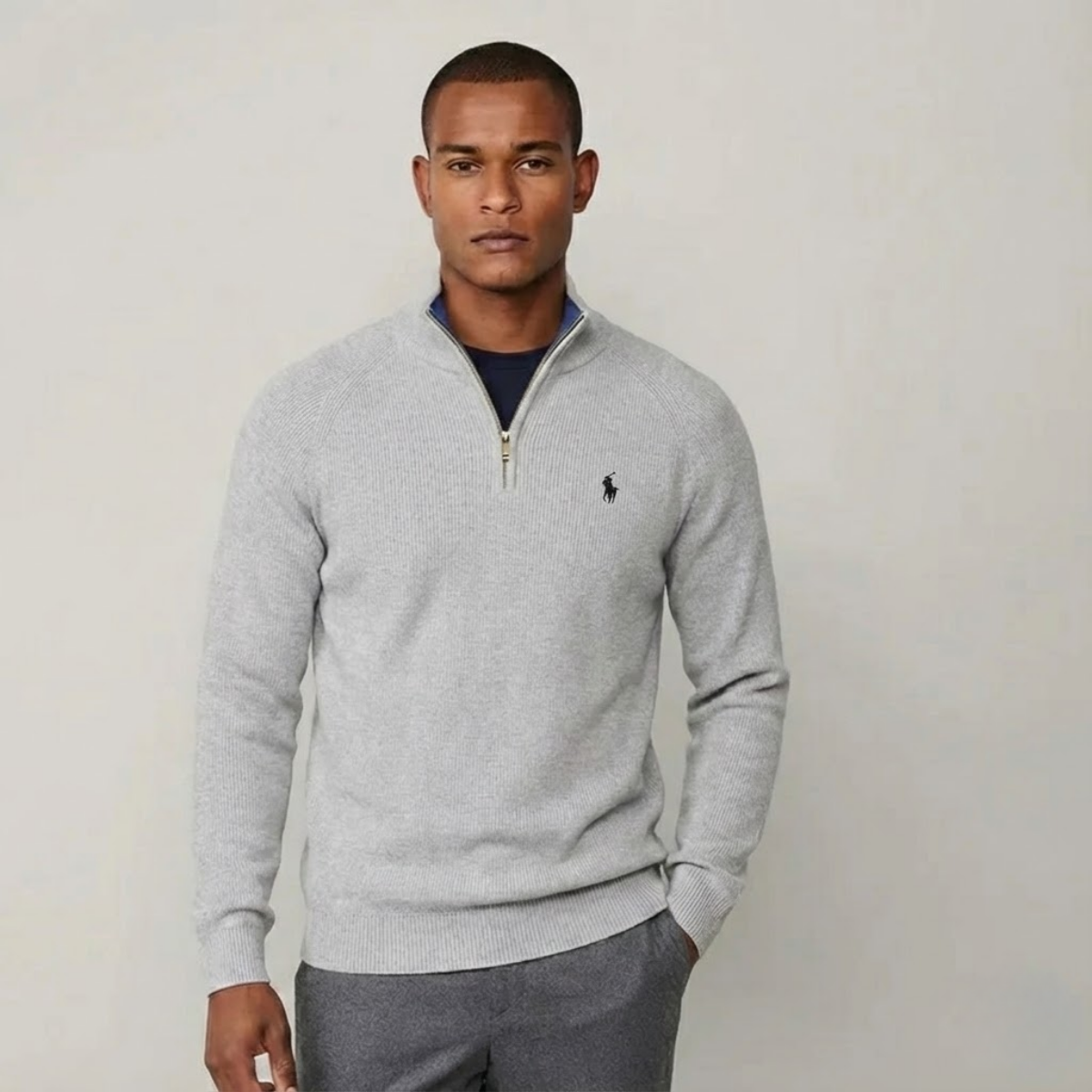 Polo RL Wollpullover mit Half-Zip | Herbst-Vorschau