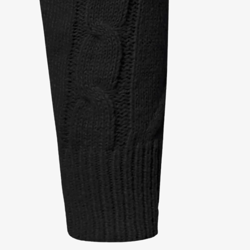 St. Moritz Hybrid-Strickjacke mit Stehkragen und Wattierung
