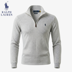 Eleganter Feinstrick-Pullover Polo RL Innsbruck mit Half-Zip