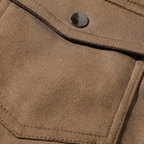 Graz Winterjacke aus Wildleder-Optik mit Lammfell-Imitat-Futter