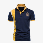 Graz Sportliches Polo-Team Shirt mit exklusivem Wappen-Stick