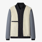 Graz Hybrid-Pufferjacke mit Rautensteppung und Karo-Futter
